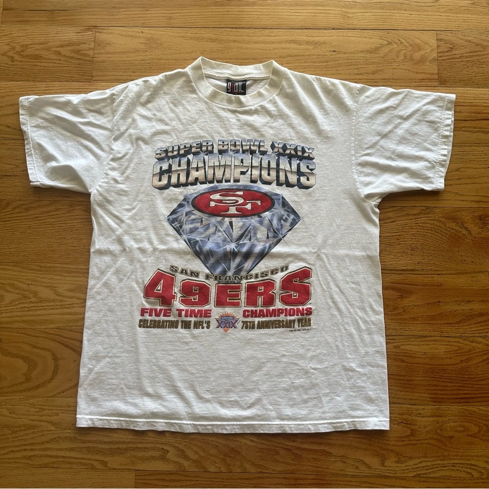 Vintage San Francisco 49ers 1994 Super Bowl Tshirt Size XL